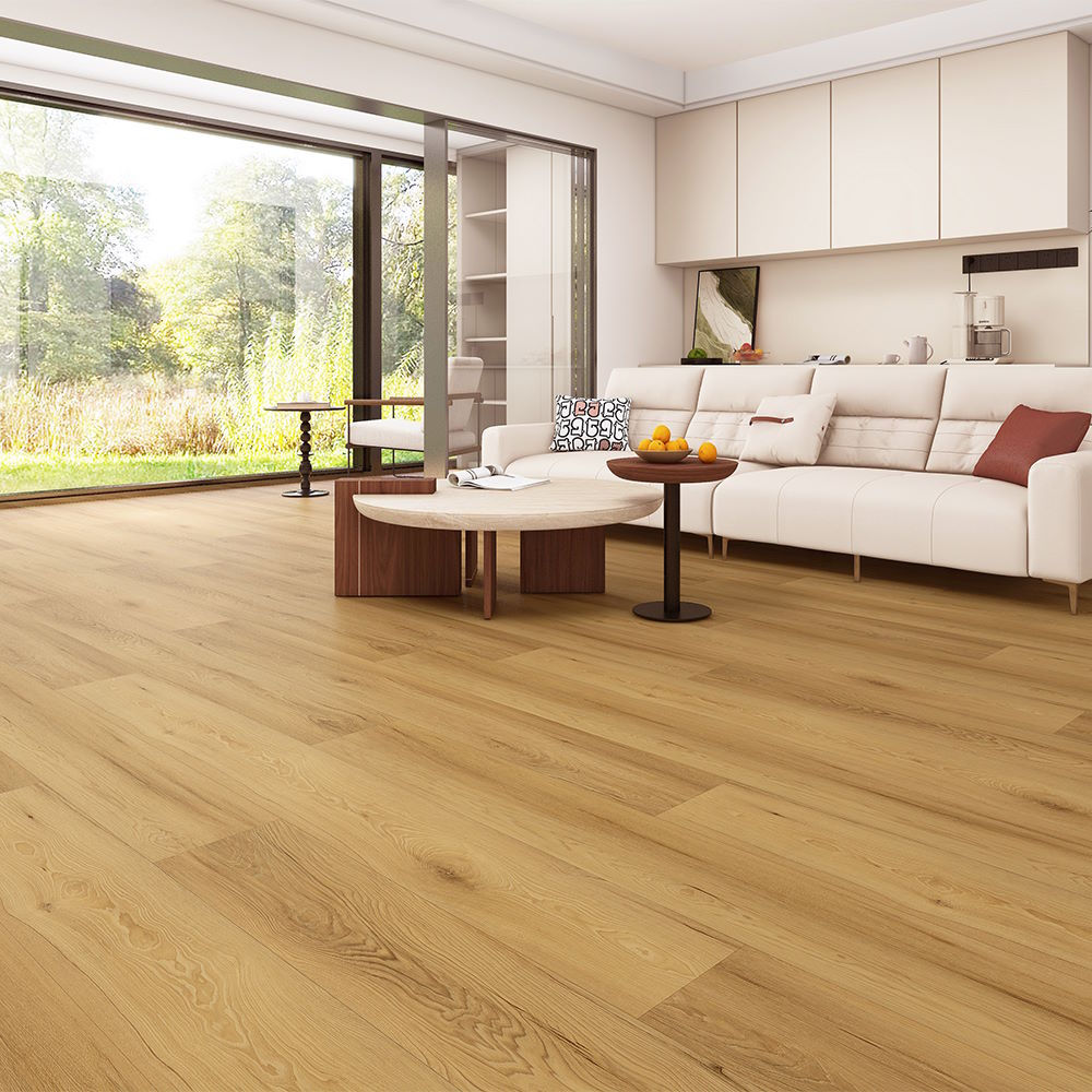 Axiscor Elevate Canyon Room Scene Floor Sample On It